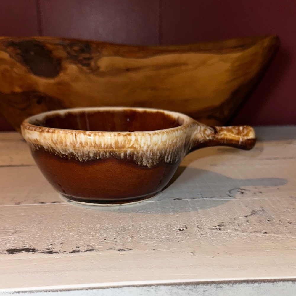 Kathy Kale Brown Soup Bowl with Handle